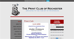 Desktop Screenshot of printclubofrochester.org