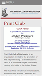 Mobile Screenshot of printclubofrochester.org